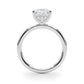 Hidden Halo Princess Cut Engagement Ring
