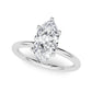 Hidden Halo Marquise Engagement Ring