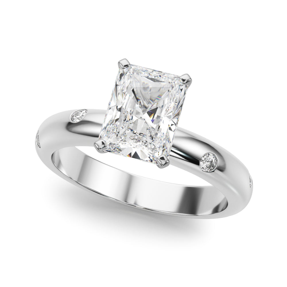 Burnish Set Solitaire Engagement Ring
