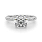 Twisting Contemporary Engagement Ring