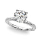 Twisting Contemporary Engagement Ring