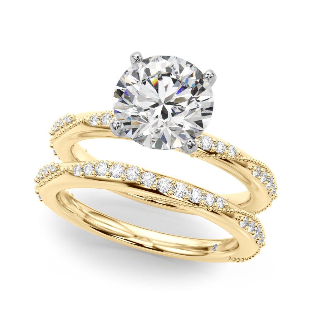 Twisting Contemporary Engagement Ring