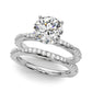 Twisting Contemporary Engagement Ring