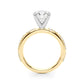 Twisting Contemporary Engagement Ring