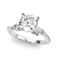Nature-Inspired Milgrain Engagement Ring