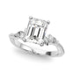 Nature-Inspired Milgrain Engagement Ring