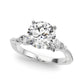 Nature-Inspired Milgrain Engagement Ring