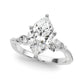 Nature-Inspired Milgrain Engagement Ring