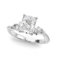 Nature-Inspired Milgrain Engagement Ring