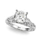 Accented Vintage Inspired Engagement Ring