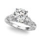 Accented Vintage Inspired Engagement Ring