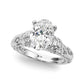 Accented Vintage Inspired Engagement Ring