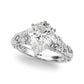 Accented Vintage Inspired Engagement Ring