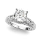 Accented Vintage-Inspired Engagement Ring
