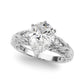Accented Vintage-Inspired Engagement Ring