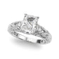 Accented Vintage-Inspired Engagement Ring