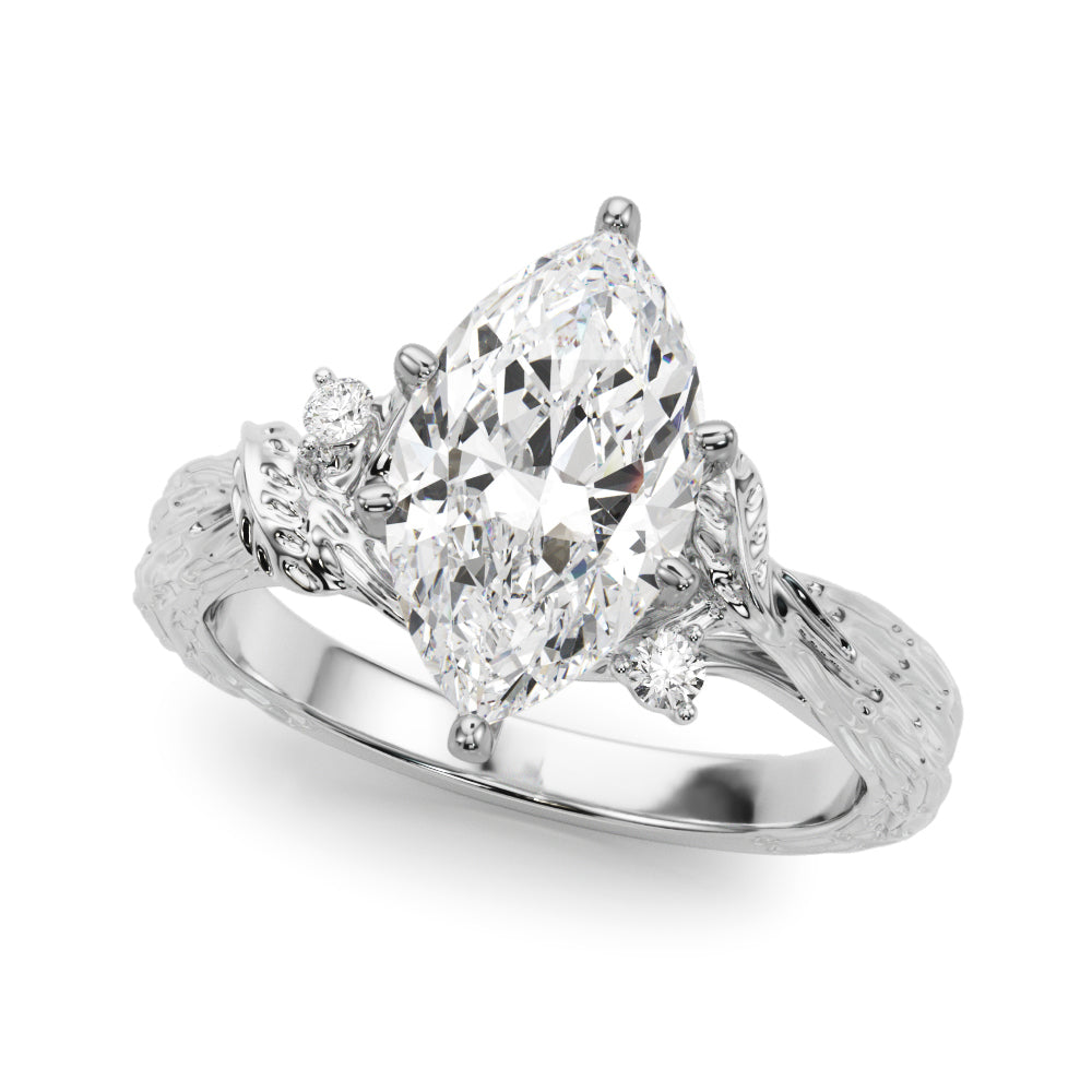 Nature-Inspired Engagement Ring