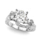 Nature-Inspired Bypass Engagement Ring