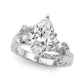 Nature-Inspired Bypass Engagement Ring