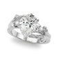 Nature-Inspired Bypass Engagement Ring