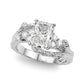 Nature-Inspired Bypass Engagement Ring