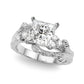 Nature-Inspired Bypass Engagement Ring