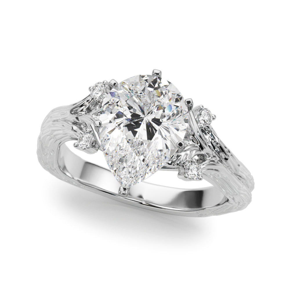Nature Inspired Engagement Ring