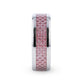 DOMINIQUE Pink Carbon Fiber Inlaid Titanium Flat Polished Finish Band With Beveled Edges - 8mm