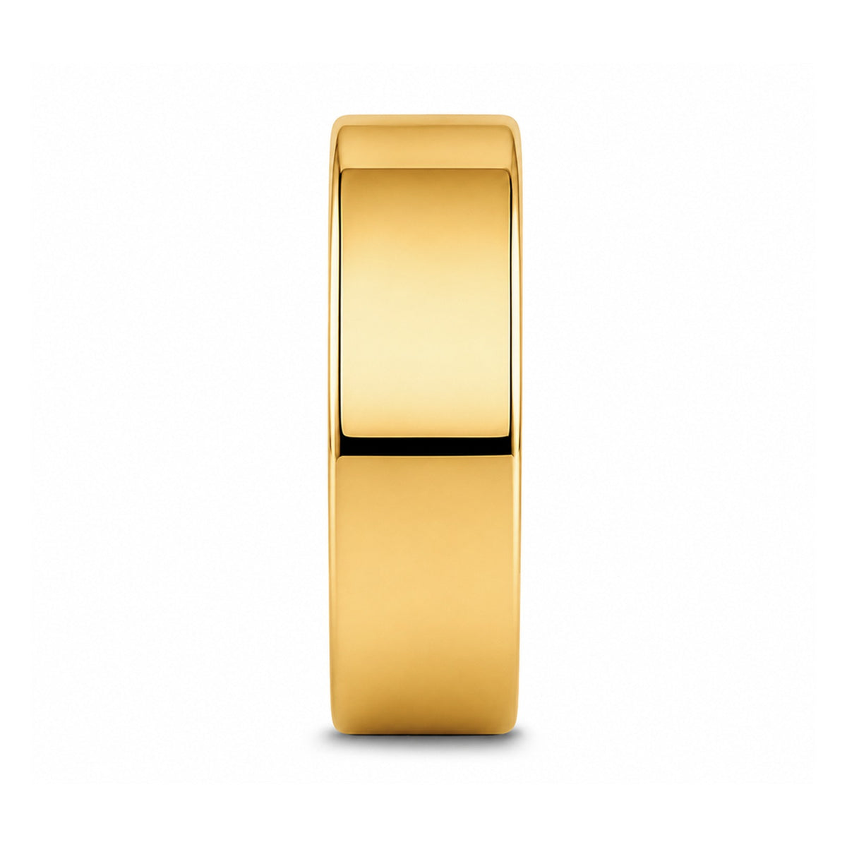 ARI Flat Gold-Plated Tungsten Ring - 4mm - 8mm