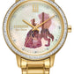 Citizen Belle and Beast Gold-Tone Dial Stainless Steel Bracelet FE7048-51D FE704851D