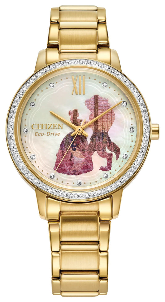 Citizen Belle and Beast Gold-Tone Dial Stainless Steel Bracelet FE7048-51D FE704851D