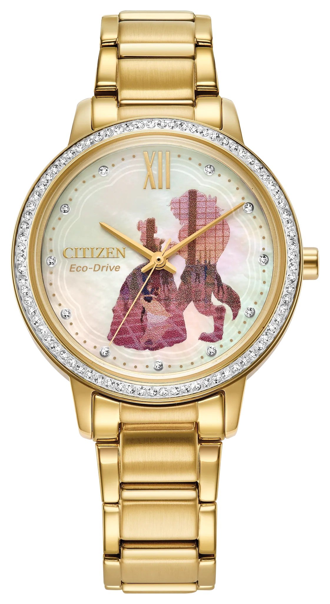 Citizen Belle and Beast Gold-Tone Dial Stainless Steel Bracelet FE7048-51D FE704851D