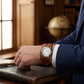 Omega de Ville Mini Trésor 26 mm — Steel on Leather — lifestyle
