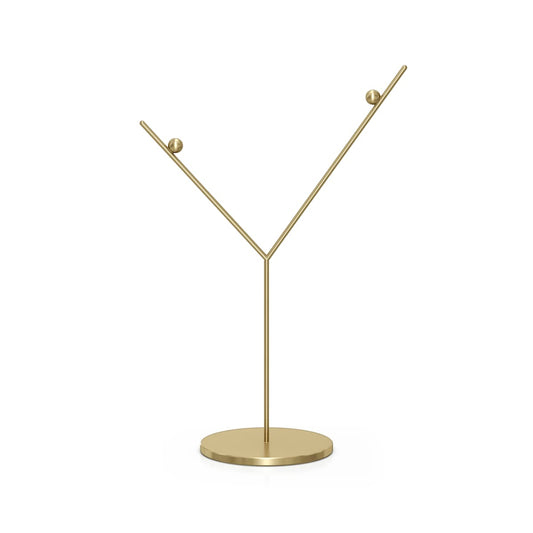 Swarovski Ornament Stand, Gold Tone