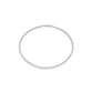 Swarovski Matrix Tennis Necklace, Round Cut, White, Rhodium Plated