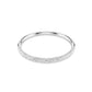 Swarovski Meteora Bangle, Snow Pavé, White, Rhodium Plated