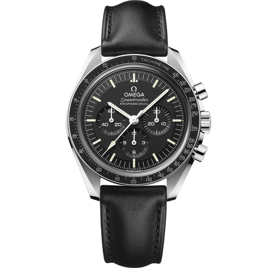 Omega Speedmaster Moonwatch Professional 42 mm — Steel on Leather Strap (310.32.42.50.01.002)