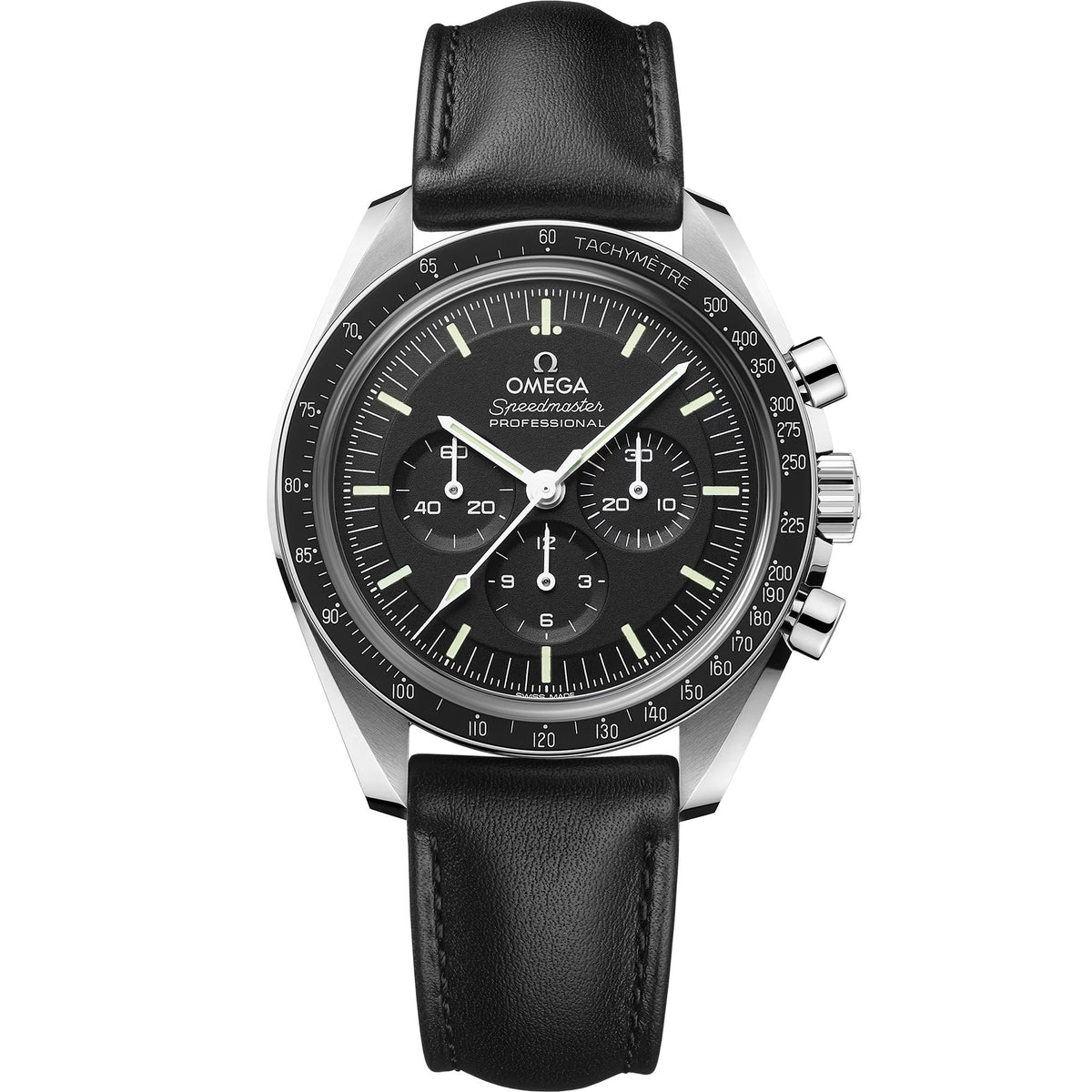 Omega Speedmaster Moonwatch Professional 42 mm — Steel on Leather Strap (310.32.42.50.01.002)