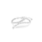 Swarovski Matrix Bracelet, Mixed Cuts, White, Rhodium Plated