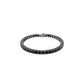 Swarovski Matrix Tennis Bracelet, Round Cut, Black, Ruthenium Plated