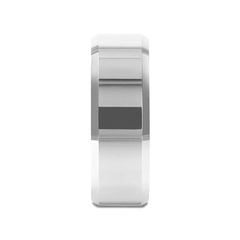 CORINTHIAN Beveled Tungsten Carbide Ring - 4mm - 12mm - 6mm