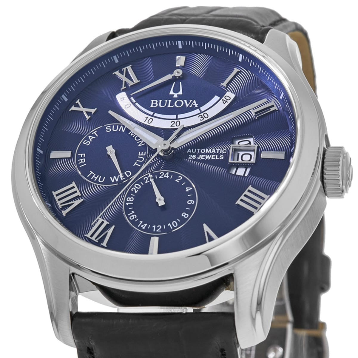 Bulova SS Auto Blue 96C142