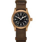 Hamilton Khaki Field Mechanical Bronze - Dial color:Black - H69459530