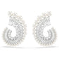 Swarovski Ariana Grande x Swarovski Drop Earrings, Crystal Pearl, Mixed Cuts, White, Rhodium Plated