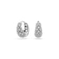 Swarovski Sublima Earrings, White, Rhodium Plated