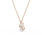 Swarovski Swan Pendant, Rose Gold-Tone Plated