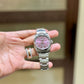 Rolex 116000 Stainless Steel 36mm Purple stick dial with smooth bezel