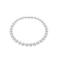 Swarovski Ariana Grande x Swarovski Necklace, Round cut, Flower, White, Rhodium plated