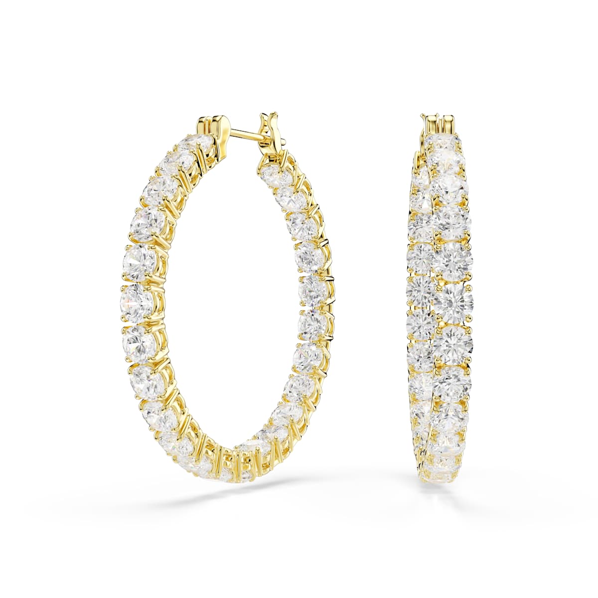 Swarovski Matrix Hoop Earrings