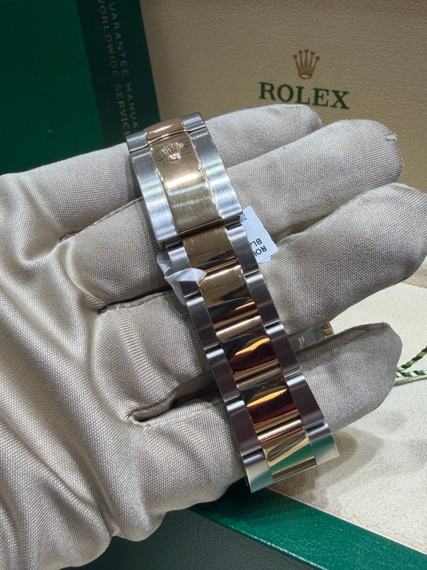 Rolex 116333 Datejust II 18k Stainless Steel 41mm Black Roman